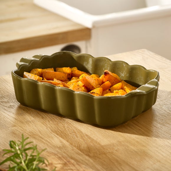 View Scalloped Roasting Dish View Scalloped Roasting Dish