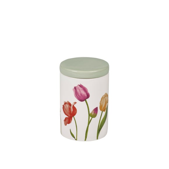 Ceramic Tulip Canister
