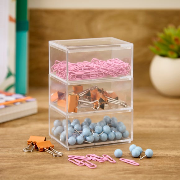 Waters and Noble Stacking Boxes with Pins and Clips