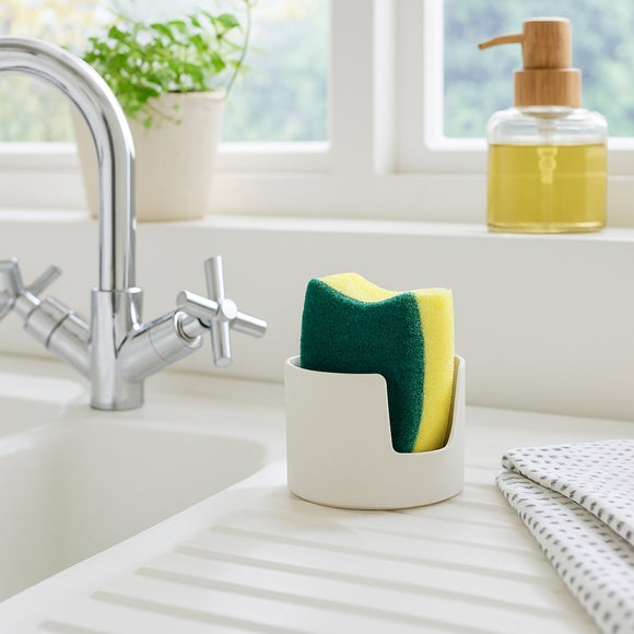 View Ceramic Sink Side Sponge Holder View Ceramic Sink Side Sponge Holder