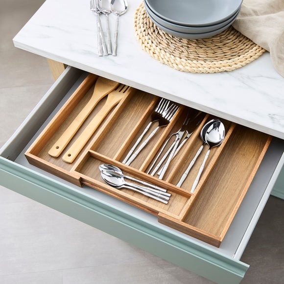 Wooden Extendable Cultery Tray