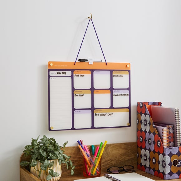 Elements Weekly Planner Hanging Whiteboard