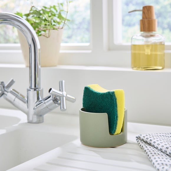 View Ceramic Sink Side Sponge Holder View Ceramic Sink Side Sponge Holder