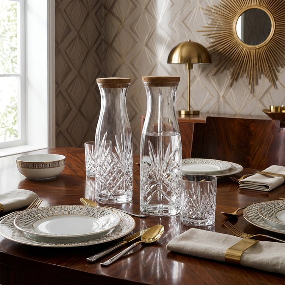 RCR Crystal Melodia Carafe with Cork Lid