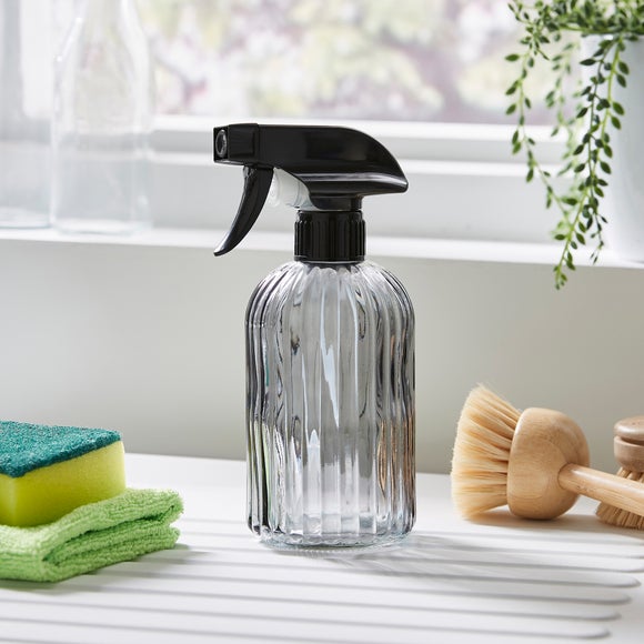 View Ribbed Glass Spray Bottle View Ribbed Glass Spray Bottle