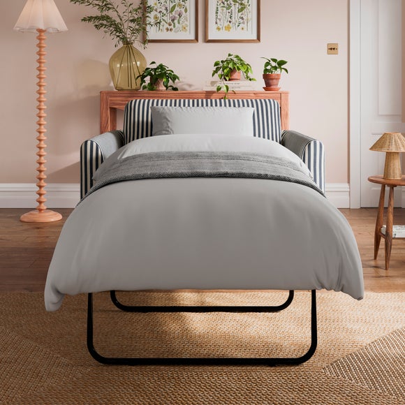 View Max Linford Stripe Single Snuggle Sofa Bed View Max Linford Stripe Single Snuggle Sofa Bed