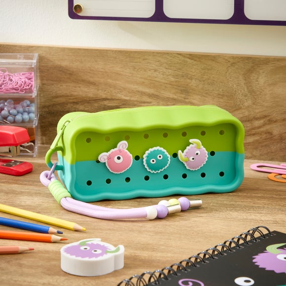 Waters and Noble Monster Silicone Pencil Case with Pop Ins