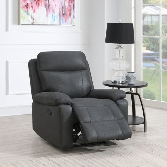 Return - Mespil Charcoal Manual Recliner Chair