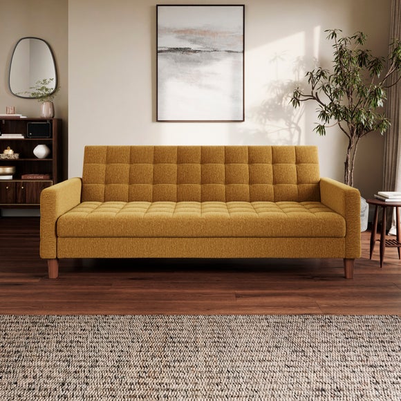 Harlow Chenille Storage Double Sofa Bed