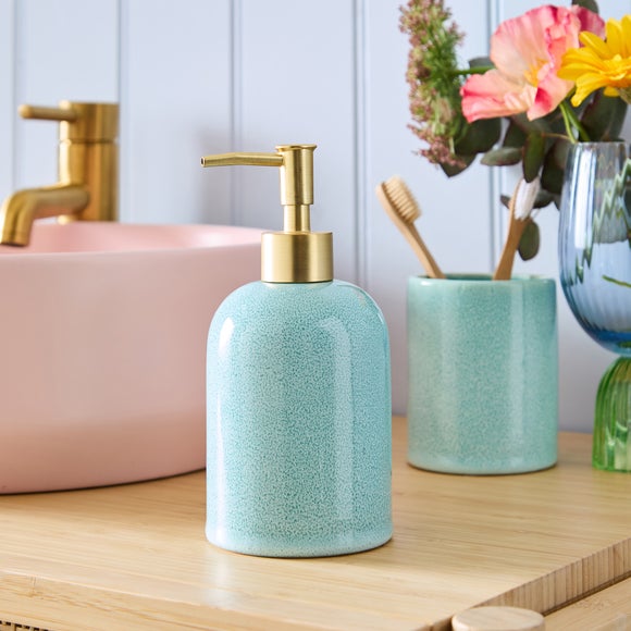 Reactive Glaze Soap Dispenser
