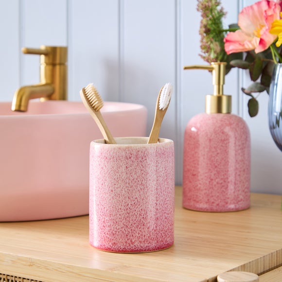 Reactive Glaze Toothbrush Holder