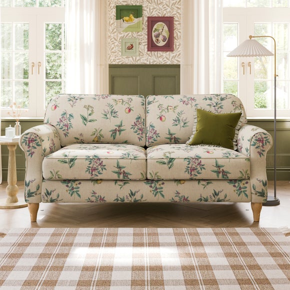 Millie Botanical Orchard Print 2 Seater Sofa