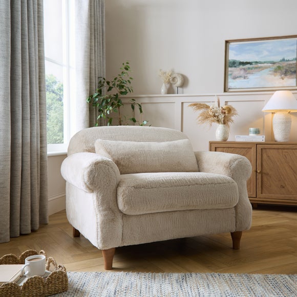 View Millie Faux Fur Snuggle Chair View Millie Faux Fur Snuggle Chair