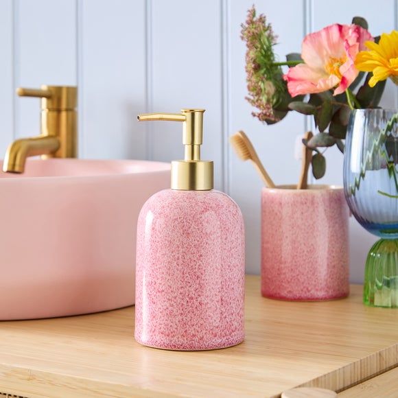 Reactive Glaze Soap Dispenser