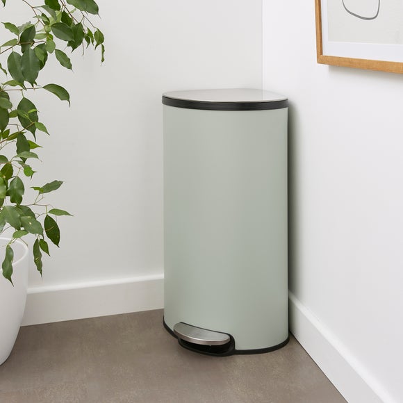 30L Corner Pedal Bin