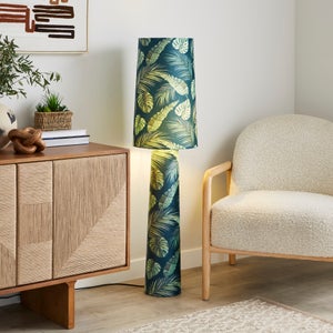 Voyager Leaf Fabric Floor Lamp
