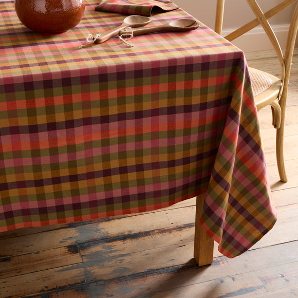 Multi Check Tablecloth