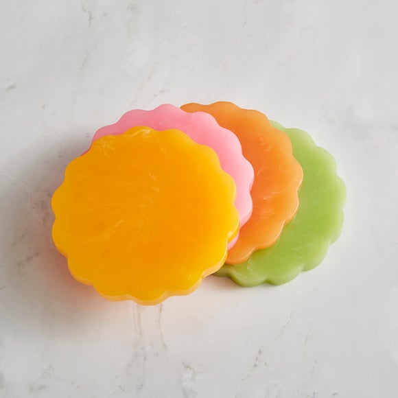 Set of 4 Golden Hour Resin Coasters