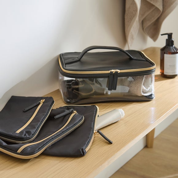 Set of 4 Travel Vanity Wash Bags