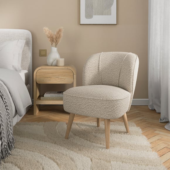 Elsie Tonal Boucle Cocktail Chair