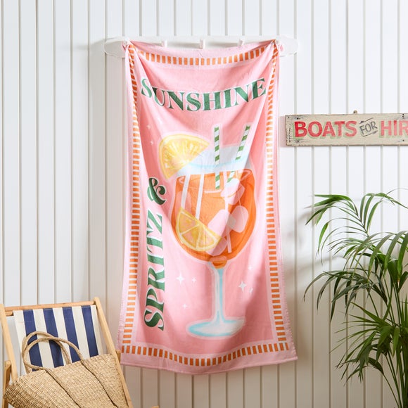 Spritz and Sunshine 100% Cotton XL Beach Towel