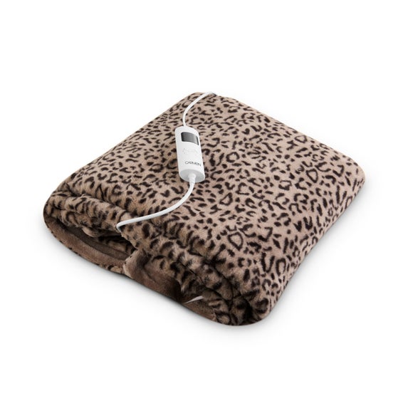 Carmen Fleece Electric Leopard Print Over Blanket