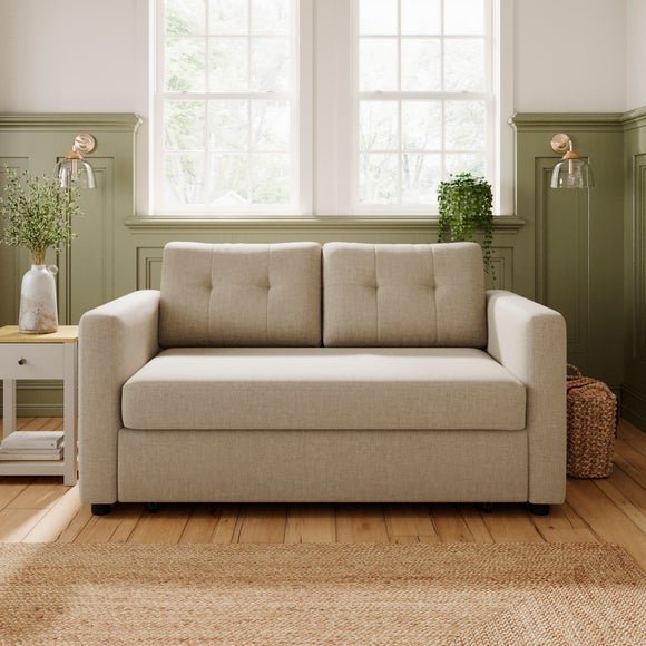View Barker Flatweave 2 Seater Trundle Sofa Bed View Barker Flatweave 2 Seater Trundle Sofa Bed
