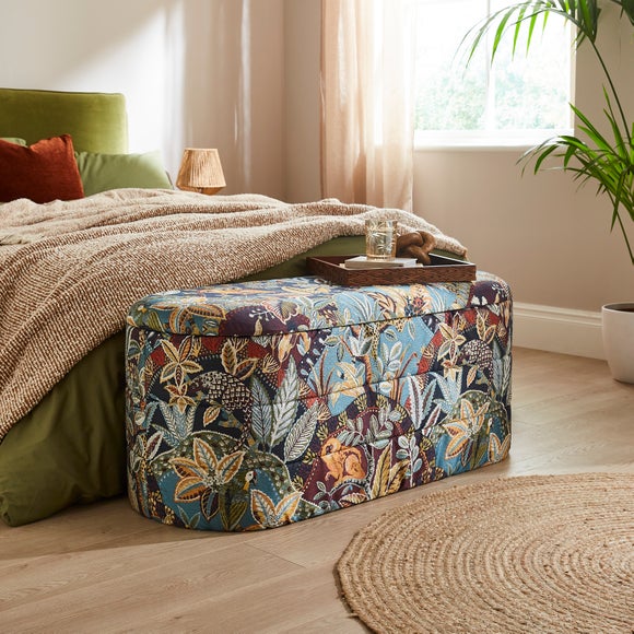 Natures Exhibitionist Lozenge Storage Ottoman