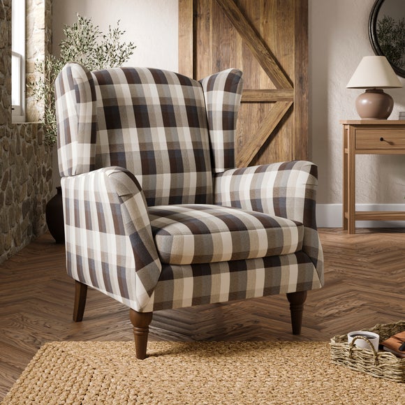 Charnwood Check Grande Armchair