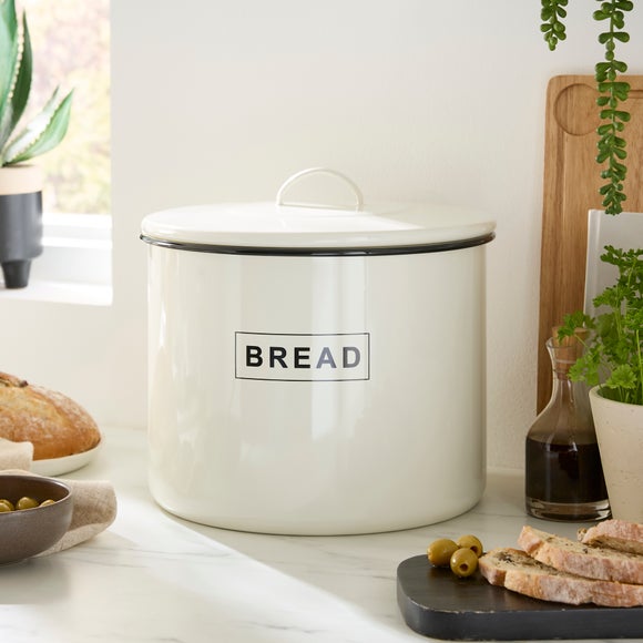 Bistro Enamel Bread Bin