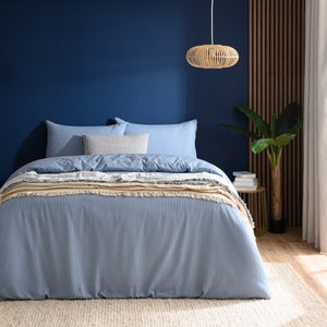 Newston Waffle Polycotton Duvet Cover & Pillowcase Set