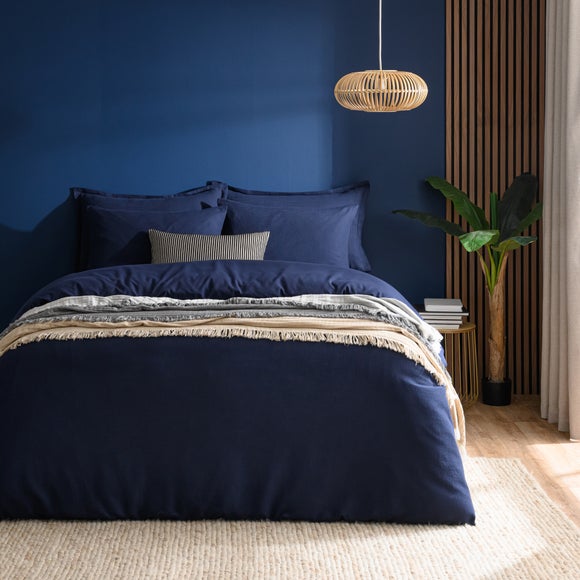 Newston Waffle Polycotton Duvet Cover & Pillowcase Set