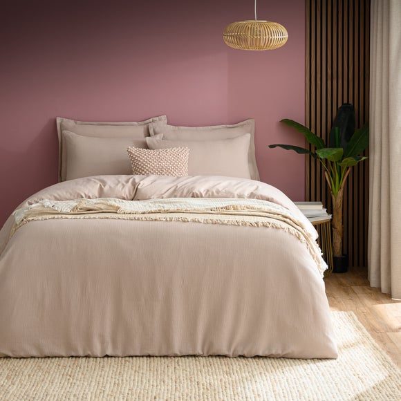 View Newston Waffle Polycotton Duvet Cover & Pillowcase Set View Newston Waffle Polycotton Duvet Cover & Pillowcase Set