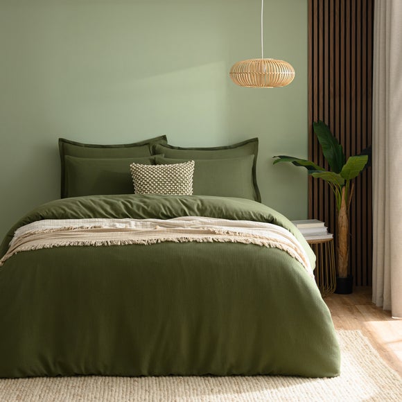 View Newston Waffle Polycotton Duvet Cover & Pillowcase Set View Newston Waffle Polycotton Duvet Cover & Pillowcase Set