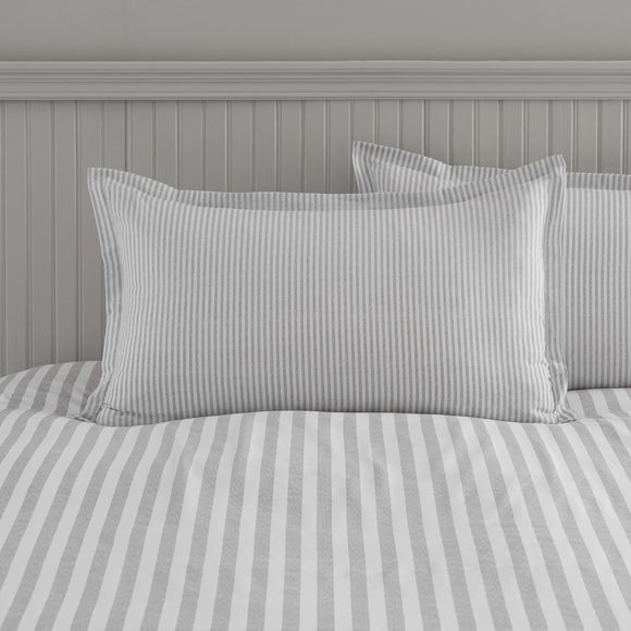 Durham Textured Stripe 100% Cotton Oxford Pillowcase