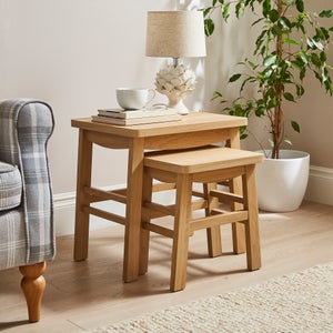 Laurie Nest Of Tables- Oak Effect