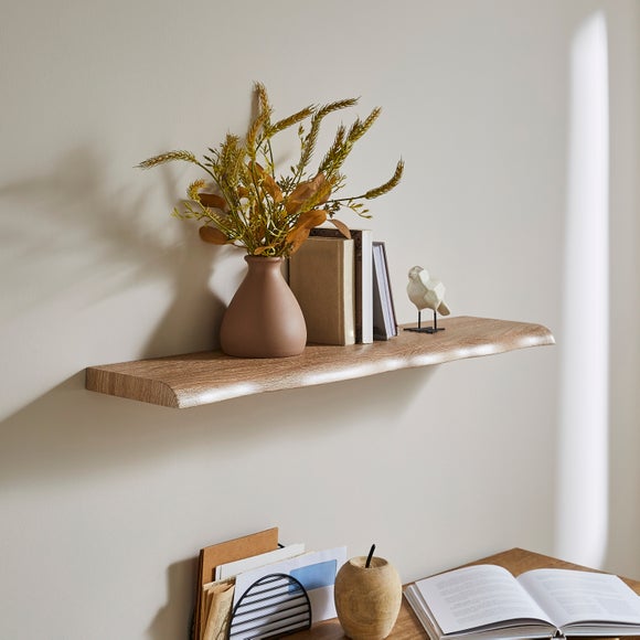 Curved Edge Floating Shelf