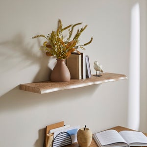 Curved Edge Floating Shelf