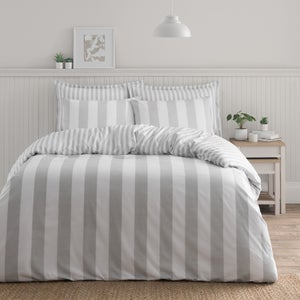 Kent Broad Stripe 100 Cotton Duvet Cover & Pillowcase Set