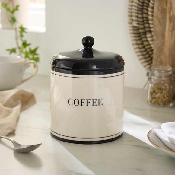 Monochrome Coffee Canister