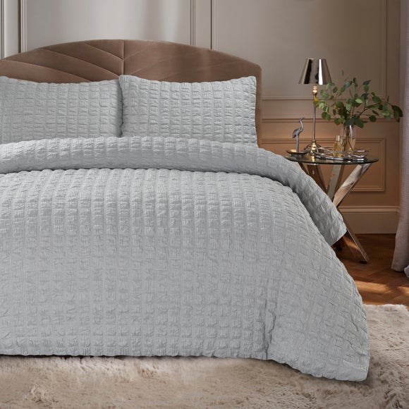 Seersucker Quilt Cover & Pillowcase Set
