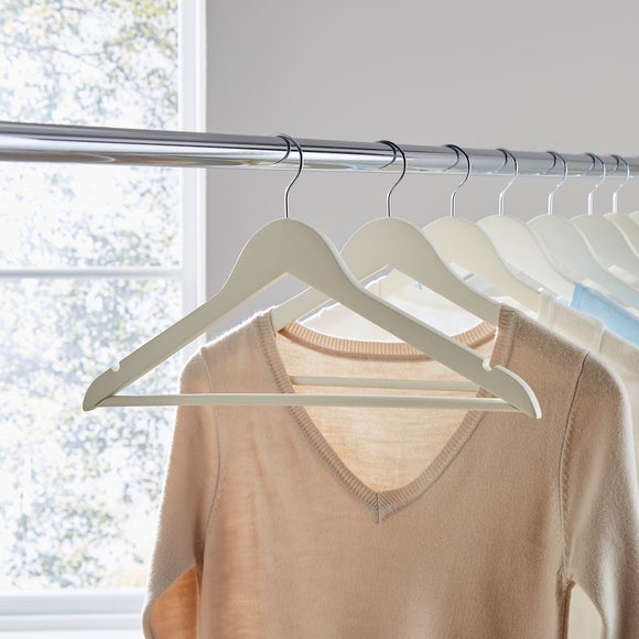 View Pack Of 20 Wooden Hangers View Pack Of 20 Wooden Hangers