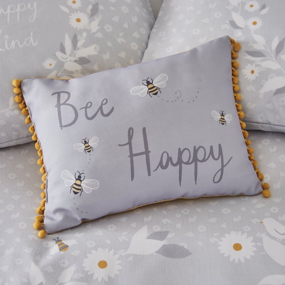 Catherine Lansfield Bee Happy Rectangle Cushion