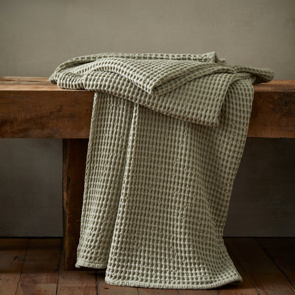 Pineapple Elephant Jaipur Waffle Throw Blanket 150cm x 200cm