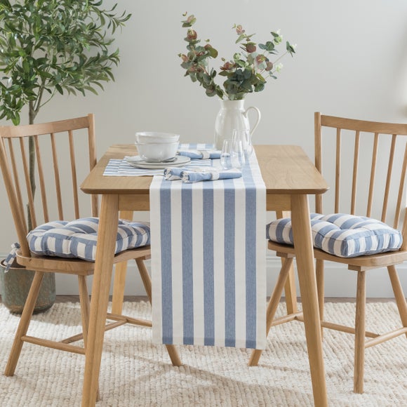 Striped Cotton Table Runner