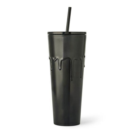 Black Drip Tumbler
