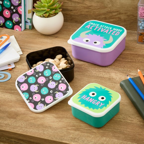Waters and Noble Pack of 3 Monster Snack Pots