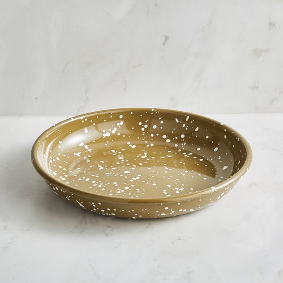 Salvage Enamel Serve Bowl