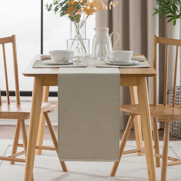 Stitch Line Cotton Table Runner
