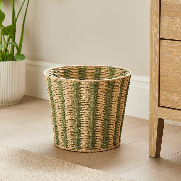 View Striped Rope Bin View Striped Rope Bin